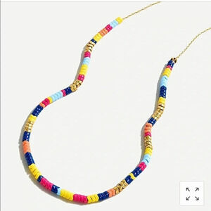 NWT J CREW ZIGZAG BEADED NECKLACE